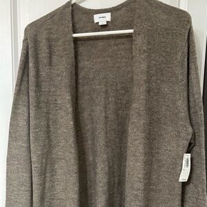 Old Navy Women's long Tan Cardigan